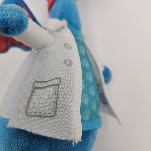 The Disney Store Doc McStuffins Stuffy Dragon Plush Stuffed Animal 8.5" Blue - Picture 4 of 8